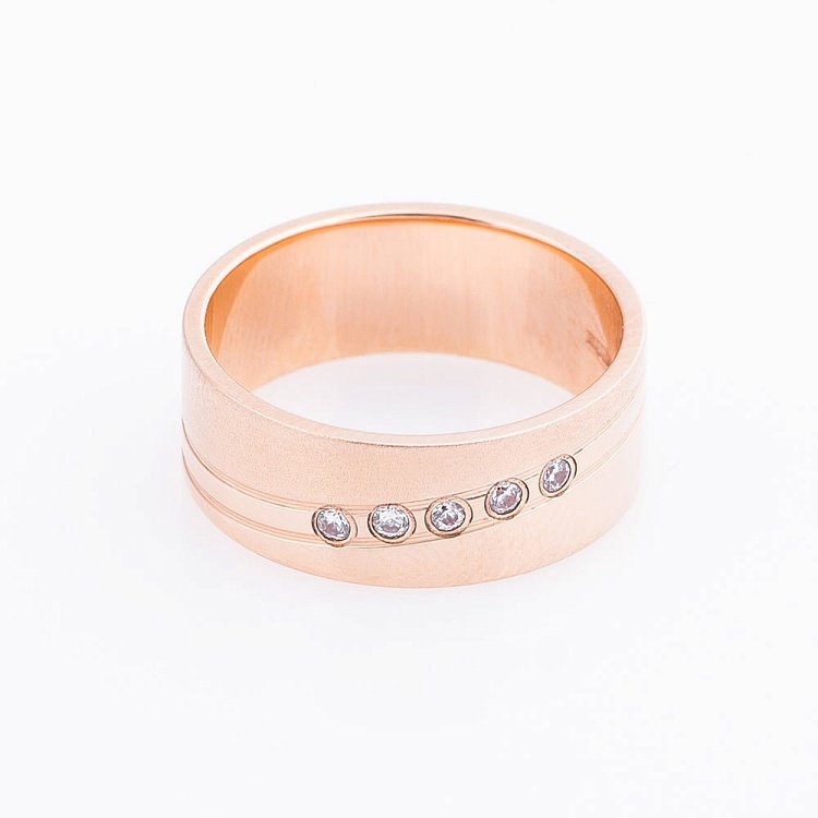 Обручальное кольцо обр000240 от ювелирного магазина Оникс - 1