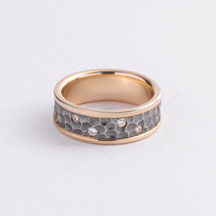 Обручальное золотое кольцо обр00198 от ювелирного магазина Оникс