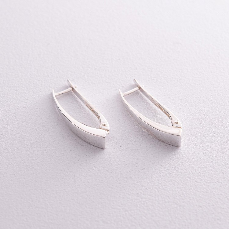 Срібні сережки 121788 від ювелірного магазину Онікс - 2