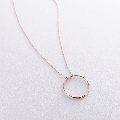 Колье "Большой круговорот" в красном золоте кол01851 №2