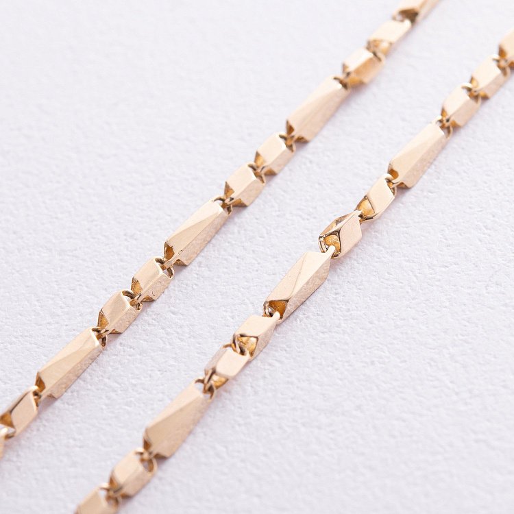 Фантазійний ланцюжок у жовтому золоті ц00473 від ювелірного магазину Онікс - 2