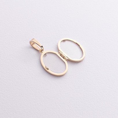 Золотой кулон для фотографии п01774 №5