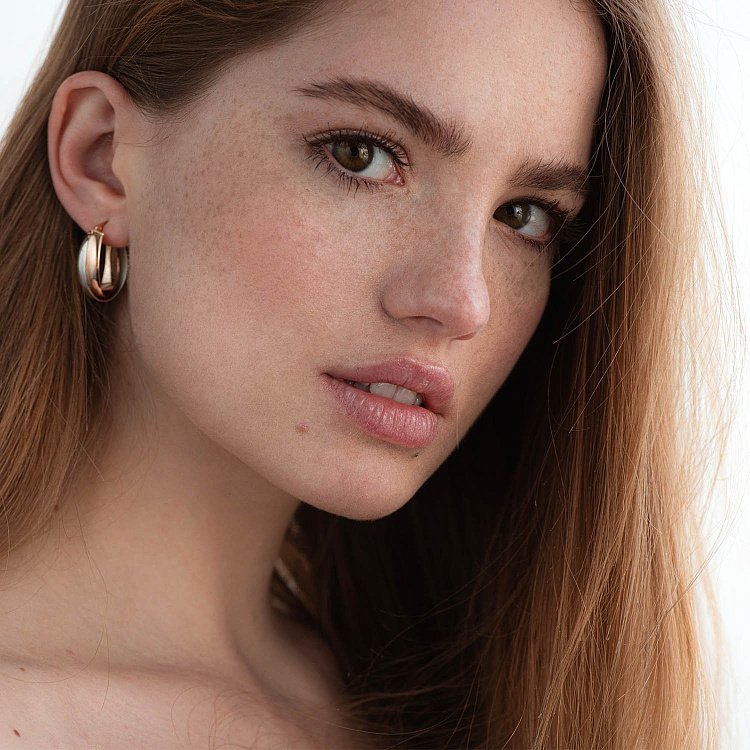 Золоті сережки "Кільця" с04834 від ювелірного магазину Онікс - 1