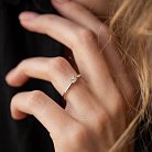 Золотое помолвочное кольцо с бриллиантом кб0510м от ювелирного магазина Оникс - 3