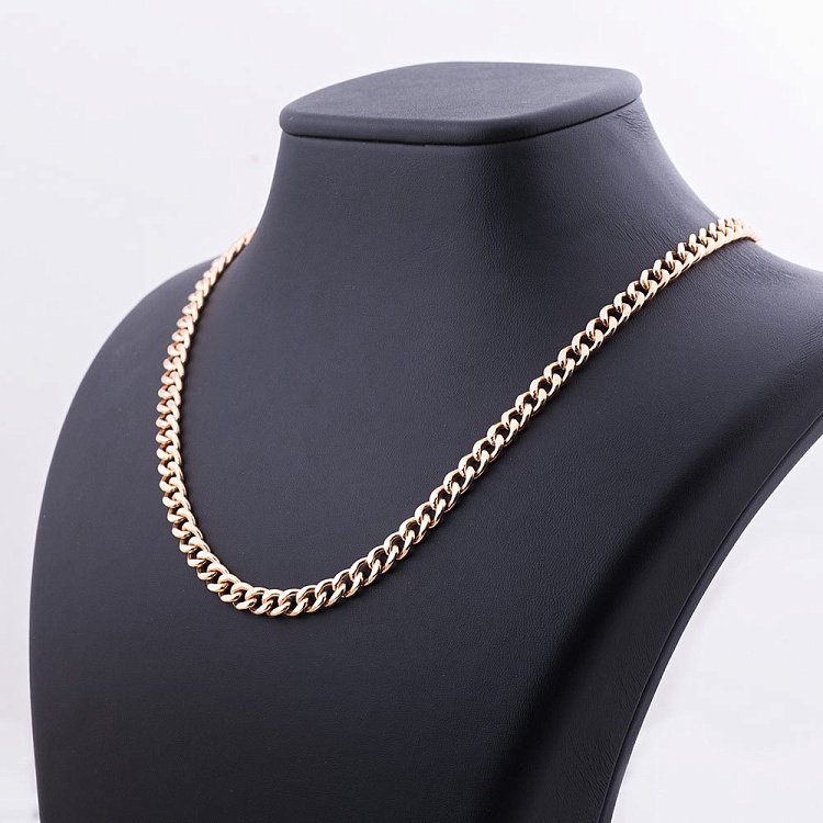 Золотий ланцюжок панцирне плетіння (6 мм) ц00039-6 від ювелірного магазину Онікс - 2