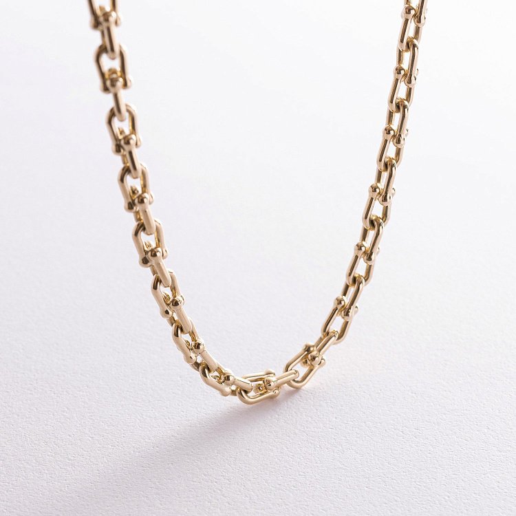 Кольє "Фантазія" у жовтому золоті кол02444 від ювелірного магазину Онікс