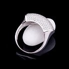 Золотое кольцо с фианитами к03313 от ювелирного магазина Оникс - 1