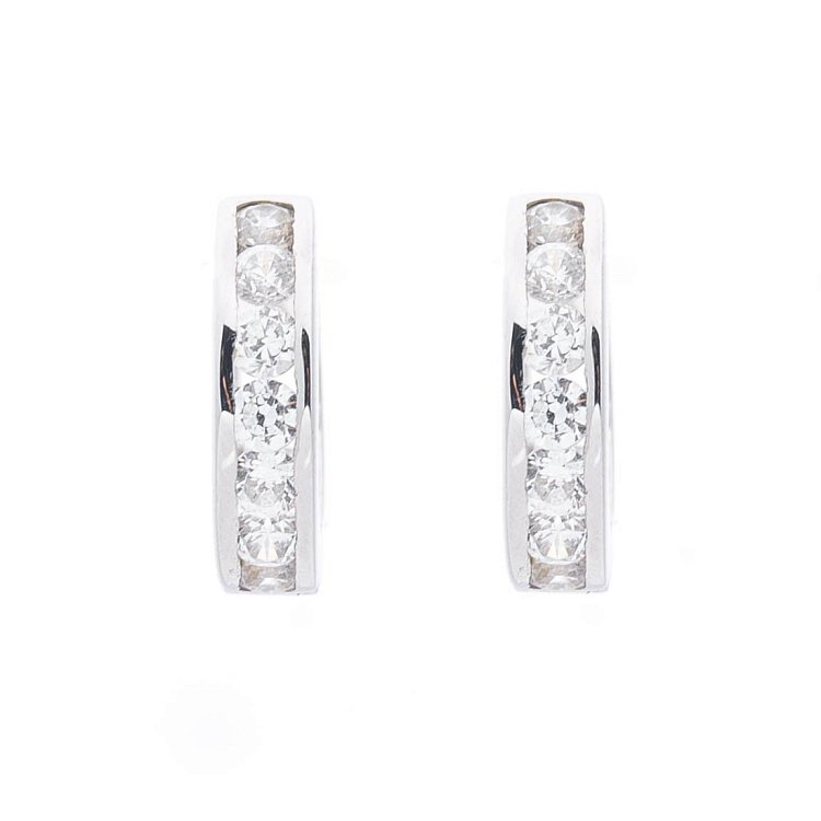 Золоті сережки (фіаніти) с01865 від ювелірного магазину Онікс