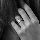 Серебряное кольцо "Мама" 7130 от ювелирного магазина Оникс - 4