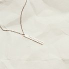 Срібне кольє з гравіюванням "Улюблене ім'я" 18979 от ювелирного магазина Оникс - 7