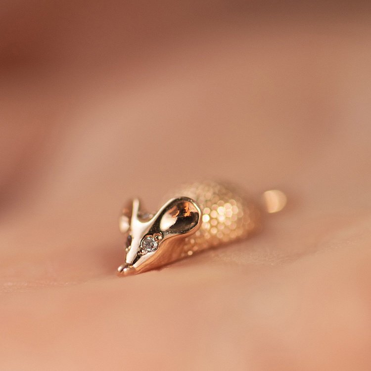 Золотий сувенір "Гаманцева миша" сув00000 від ювелірного магазину Онікс - 3