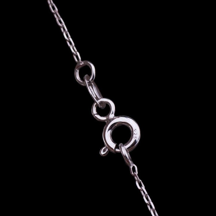 Колье "Love" с фианитами (родий, 50см) 18177 от ювелирного магазина Оникс - 3