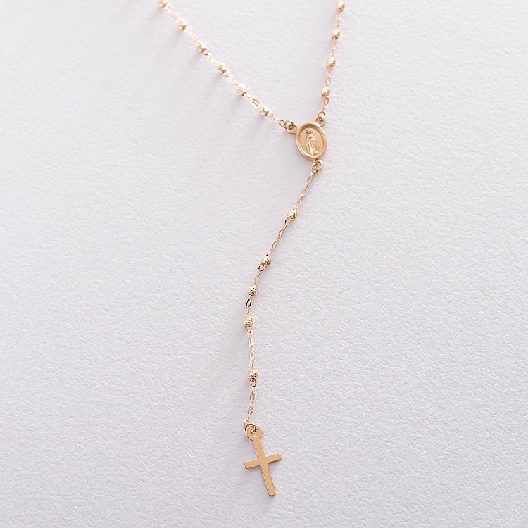 Золотое колье "Розарий" кол01152 от ювелирного магазина Оникс