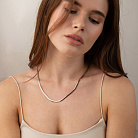 Колье "Gisele" в красном золоте (снейк - 4.5 мм) ц00321-4,5 от ювелирного магазина Оникс - 3