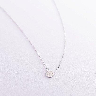 Срібне кольє "Знак зодіаку Тілець" 181052тілець