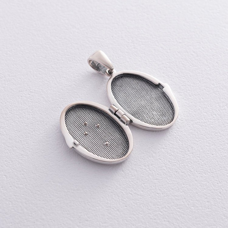 Срібний кулон з хрестиком "Спаси та Збережи" для фото 7351 від ювелірного магазину Онікс - 2