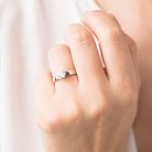 Золотое помолвочное кольцо с фианитом к05696 от ювелирного магазина Оникс - 5