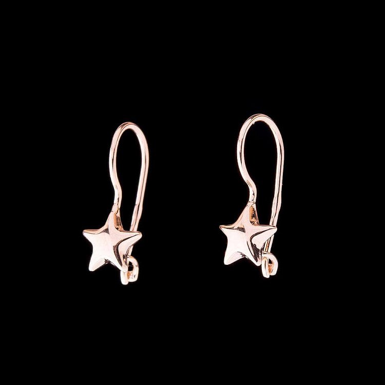 Золоті сережки "Зірочки" с03921 від ювелірного магазину Онікс
