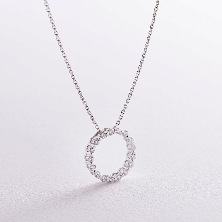 Золоте кольє з діамантами колб0109z від ювелірного магазину Онікс