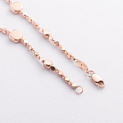 Золотой браслет "Кубики" б05823 от ювелирного магазина Оникс - 2