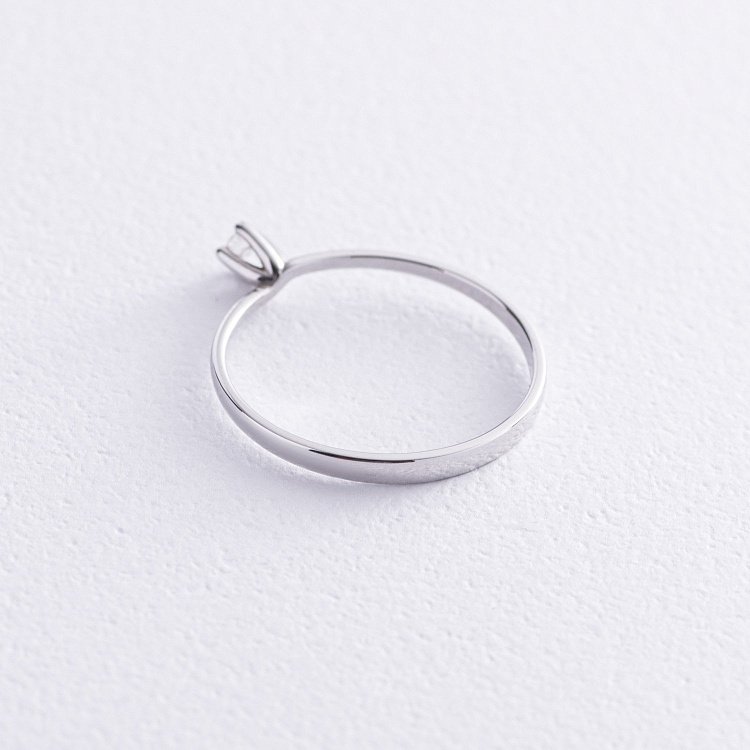 Помолвочное золотое кольцо с бриллиантом 24451121 от ювелирного магазина Оникс - 3