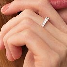 Кольцо в белом золоте с бриллианты кб0428nl от ювелирного магазина Оникс - 1