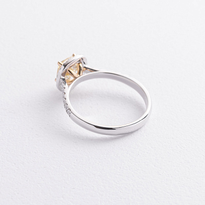 Золотое кольцо с бриллиантами 244631123 №3