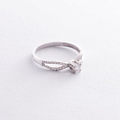 Золотое кольцо с бриллиантами кб03041 №3