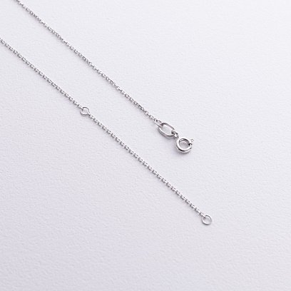 Кольє з діамантами (біле золото) 742071121 №5