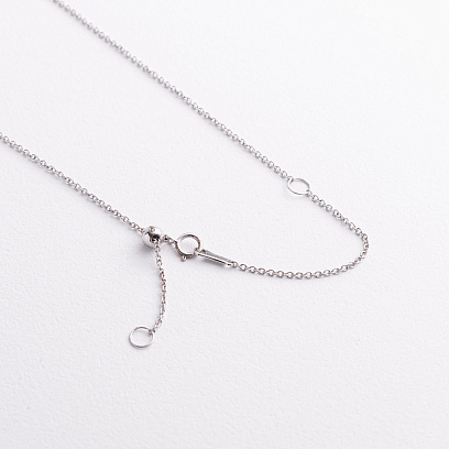 Золоте кольє зі смарагдами і діамантами колб0180ca №3