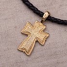 Православный крест (чернение,позолота) 131458 от ювелирного магазина Оникс - 1