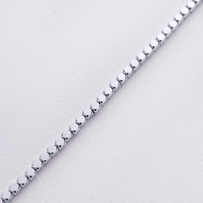 Браслет "Кубики" (біле золото) mini б05463 №9