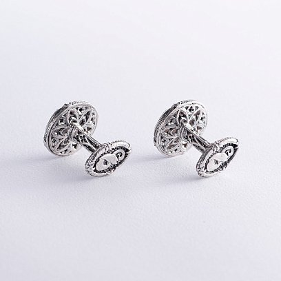 Серебряные запонки "Gothic classic" zaponki1 №6