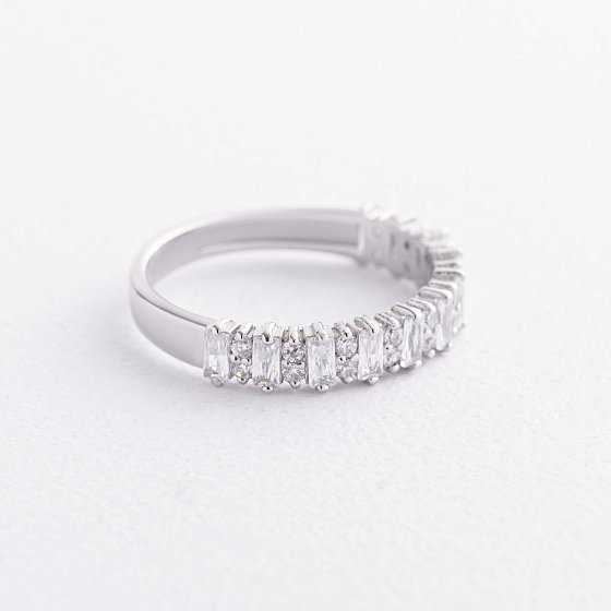 Серебряное кольцо с фианитами 10601 №3