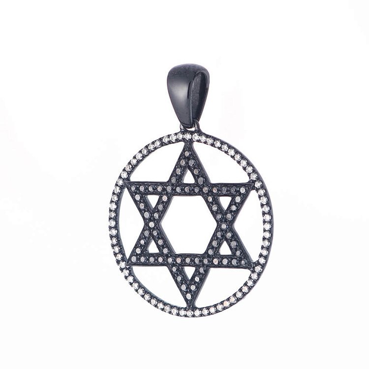 Підвіска "Зірка Давида" з діамантами пб0066ch від ювелірного магазину Онікс