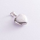 Срібний кулон "Сердечко" для фотографії 132835 от ювелирного магазина Оникс