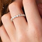Золотое кольцо с дорожкой камней (бриллианты) кб0456ca от ювелирного магазина Оникс - 3