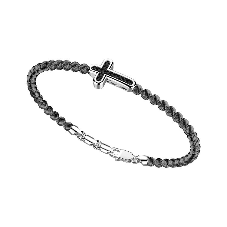 Мужской браслет "Крест" Zancan EXB712-N от ювелирного магазина Оникс