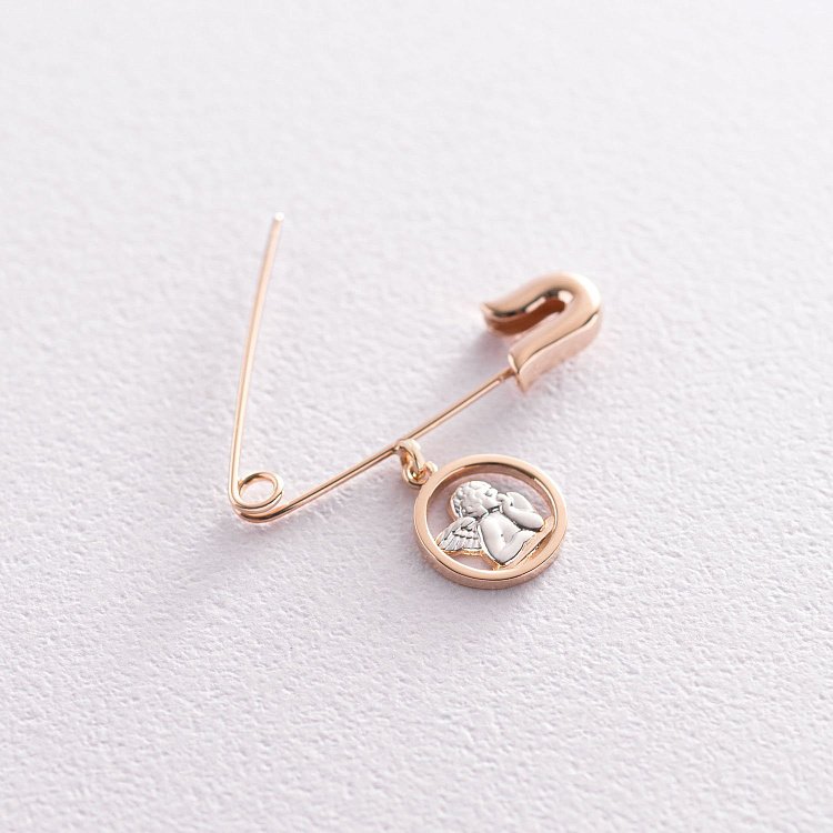 Золота дитяча шпилька "Янголятко" зак00307 від ювелірного магазину Онікс