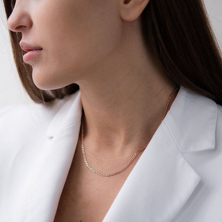 Золотая цепочка плетение Барли (4 мм) ц00055-4 от ювелирного магазина Оникс - 3