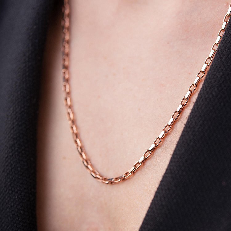 Золотая цепочка "Якорное плетение" (3 мм) ц00358-3 от ювелирного магазина Оникс - 1