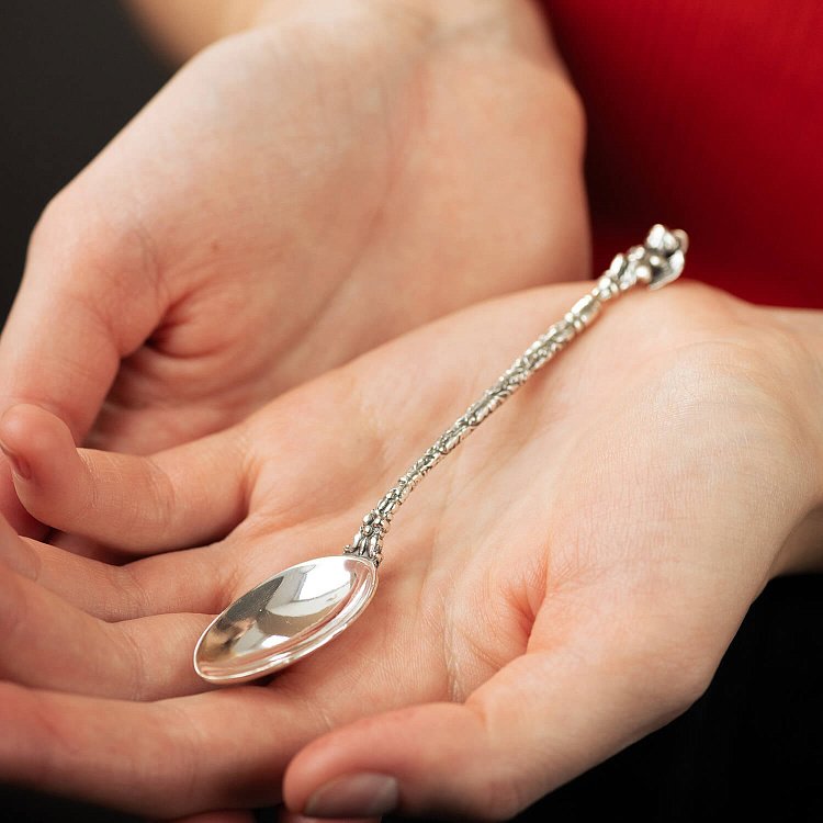 Срібна ложка "Янголятко" 24015 від ювелірного магазину Онікс - 1