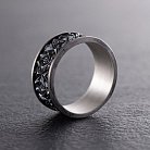 Серебряное текстурное кольцо 7018 от ювелирного магазина Оникс - 3
