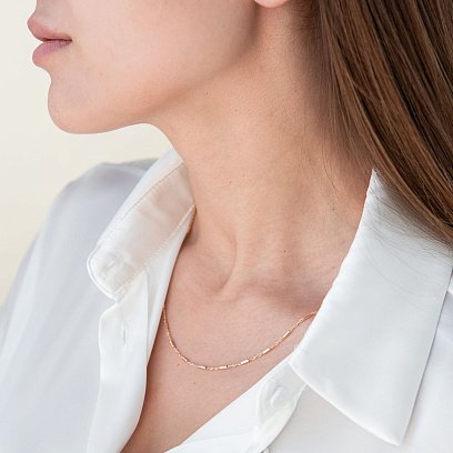 Ланцюжок в червоному золоті (1.8 мм) ц00433 №2