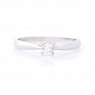 Золотое помолвочное кольцо с бриллиантом кб0172lg от ювелирного магазина Оникс - 2