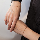 Браслет "Шарики" в  желтом золоте б05701 от ювелирного магазина Оникс - 3