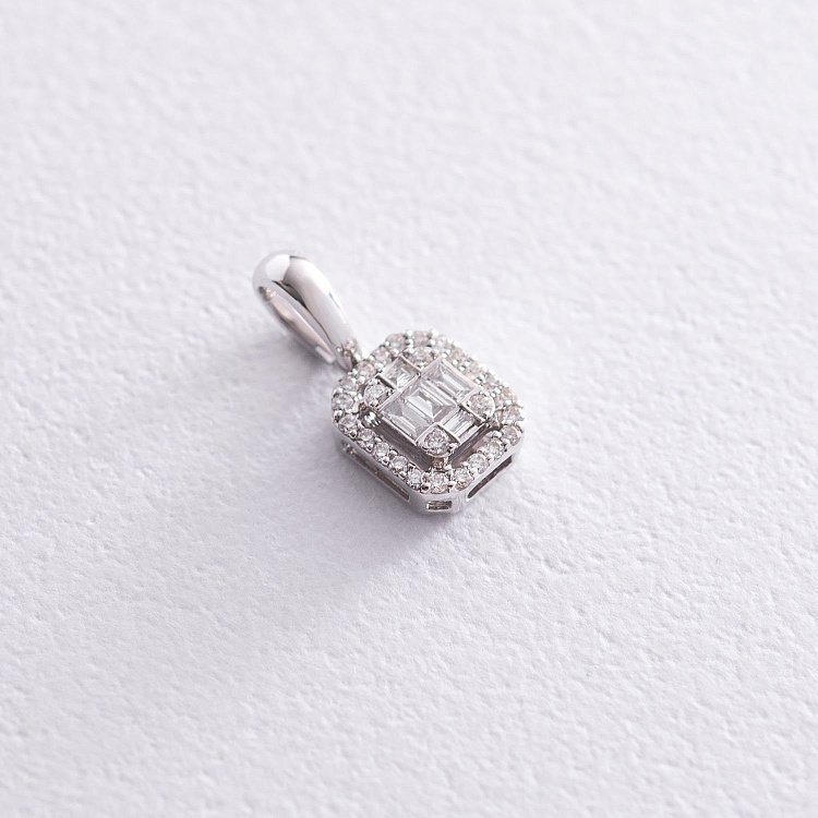 Золота підвіска з діамантами пб0245di-P від ювелірного магазину Онікс