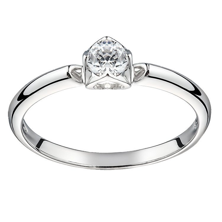 Золота заручальна каблучка з діамантом zberd907 від ювелірного магазину Онікс - 2