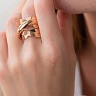 Золотое кольцо "Эксклюзив" к06317 от ювелирного магазина Оникс - 1