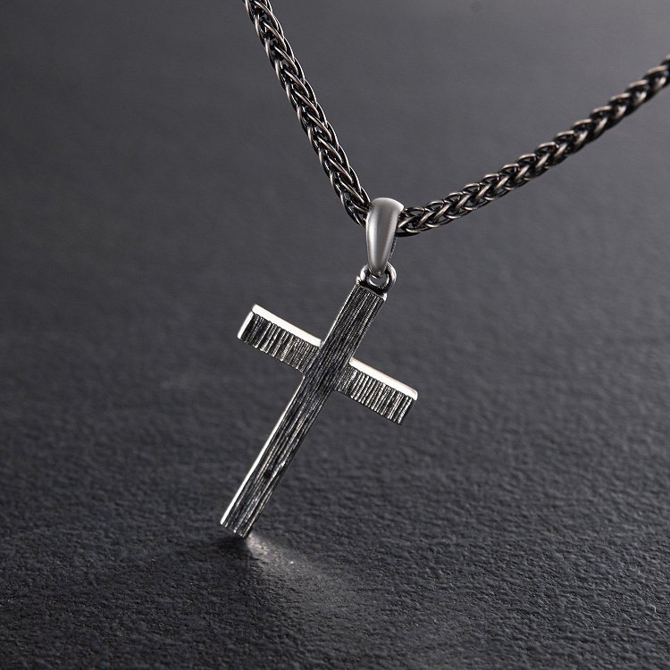 Серебряный крестик с чернением 132700ч от ювелирного магазина Оникс - 5